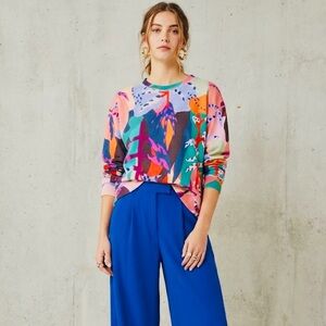 Gorman Organic Cotton Abstract Sweatshirt